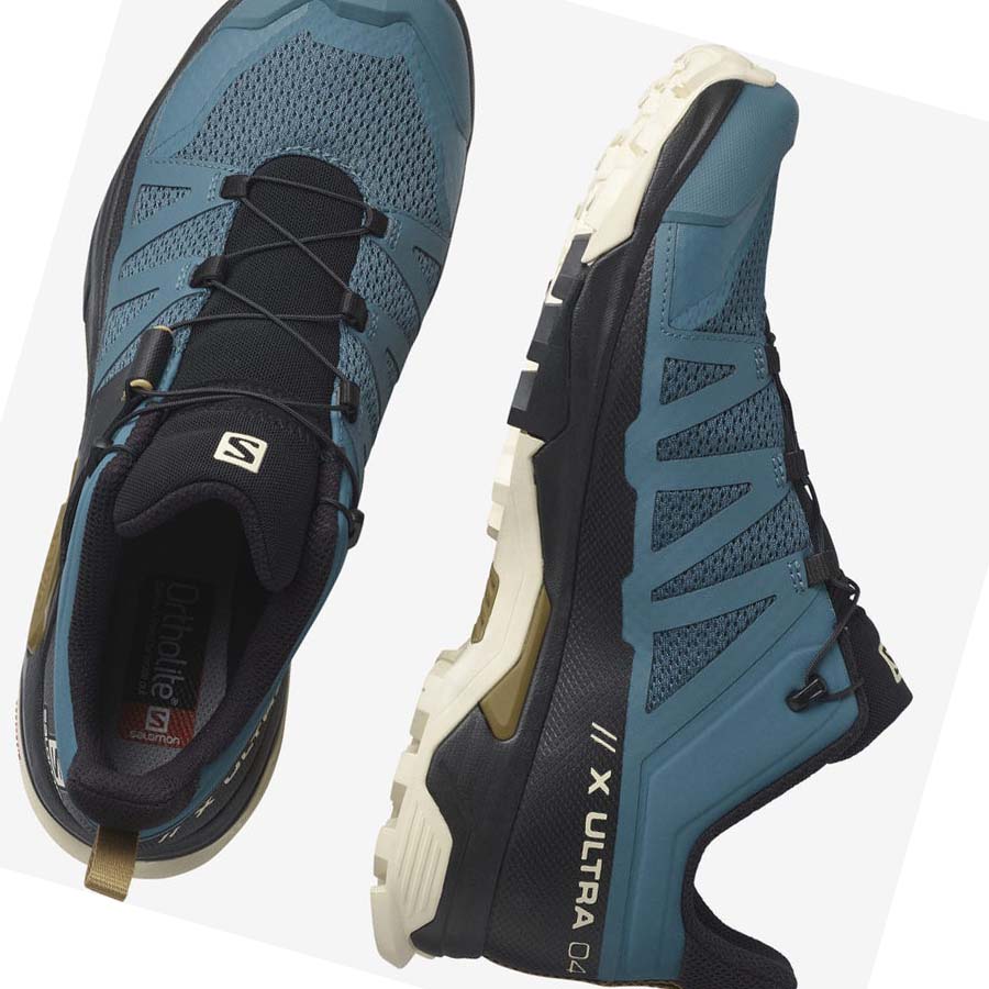 Salomon X ULTRA 4 Erkek Yürüyüş Ayakkabısı Aqua | TR 3557LIS